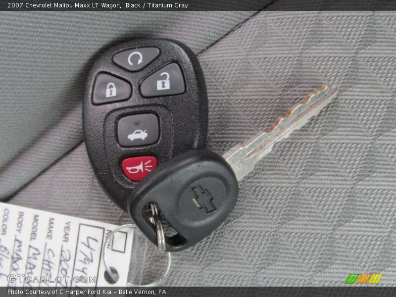 Black / Titanium Gray 2007 Chevrolet Malibu Maxx LT Wagon