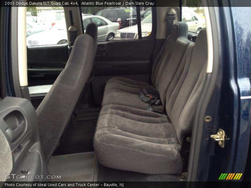 Atlantic Blue Pearlcoat / Dark Slate Gray 2003 Dodge Dakota SLT Quad Cab 4x4