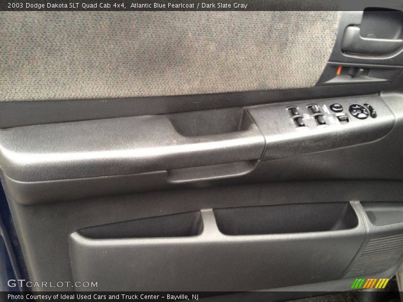 Atlantic Blue Pearlcoat / Dark Slate Gray 2003 Dodge Dakota SLT Quad Cab 4x4