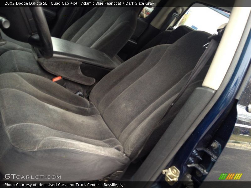 Atlantic Blue Pearlcoat / Dark Slate Gray 2003 Dodge Dakota SLT Quad Cab 4x4