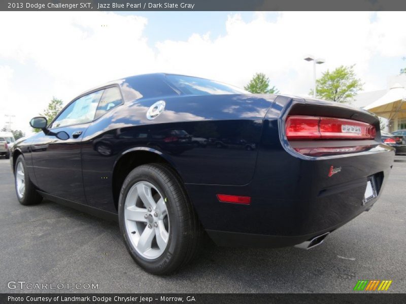 Jazz Blue Pearl / Dark Slate Gray 2013 Dodge Challenger SXT