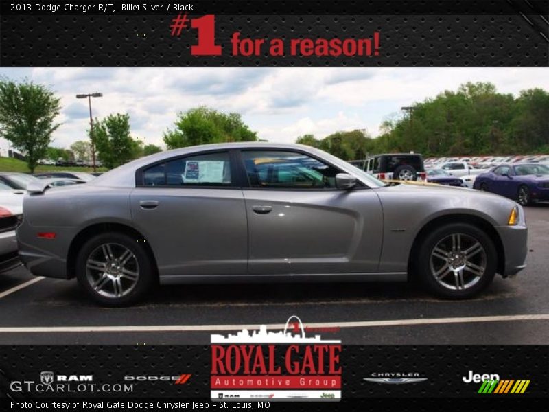 Billet Silver / Black 2013 Dodge Charger R/T