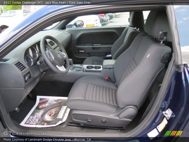 Jazz Blue Pearl / Dark Slate Gray 2013 Dodge Challenger SXT