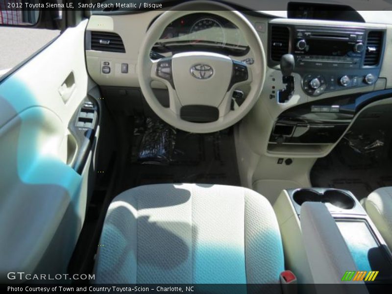 Sandy Beach Metallic / Bisque 2012 Toyota Sienna LE