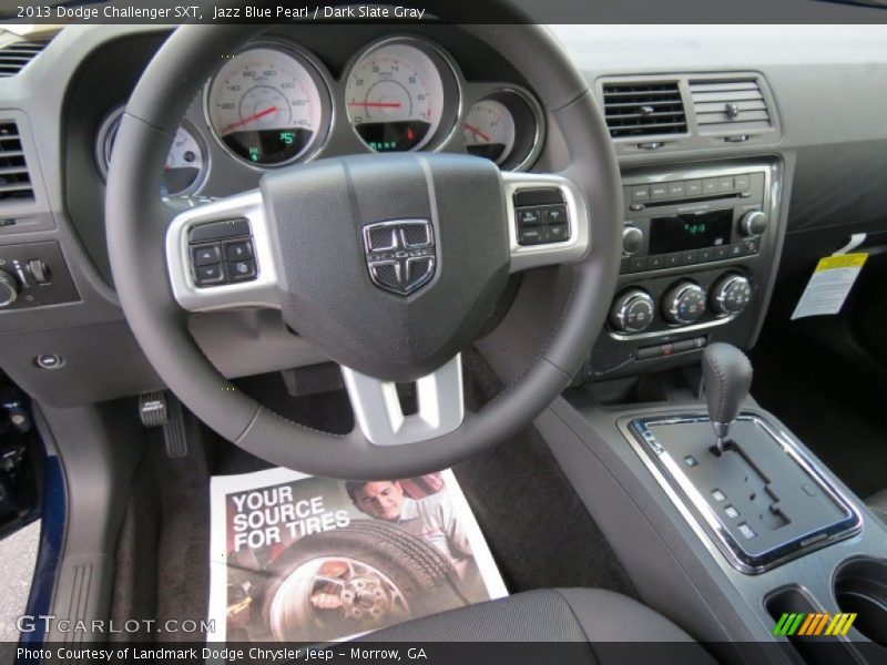 Jazz Blue Pearl / Dark Slate Gray 2013 Dodge Challenger SXT