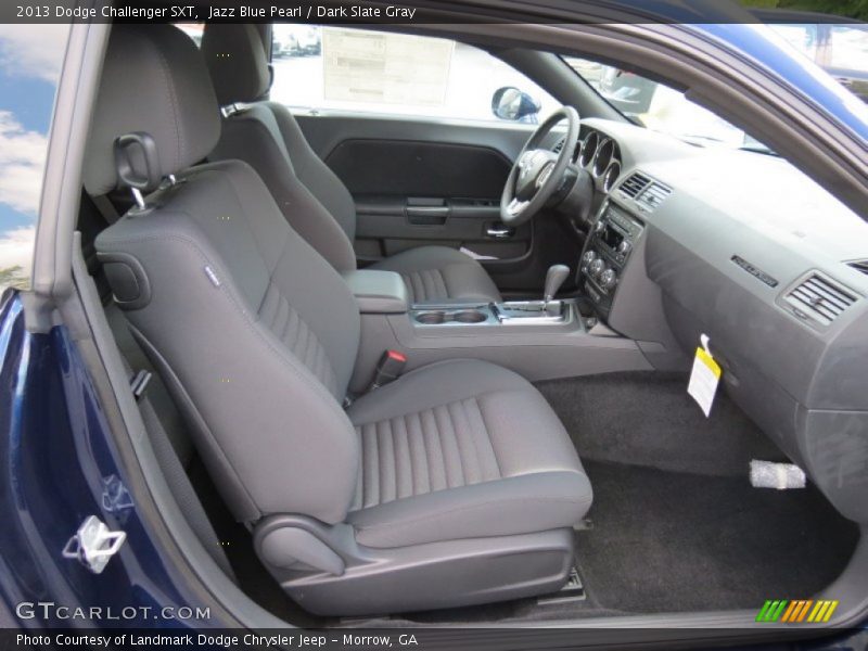 Jazz Blue Pearl / Dark Slate Gray 2013 Dodge Challenger SXT