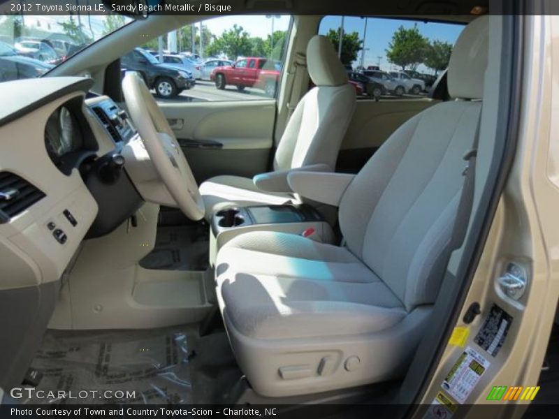 Sandy Beach Metallic / Bisque 2012 Toyota Sienna LE