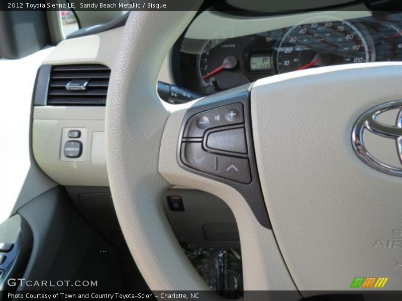 Sandy Beach Metallic / Bisque 2012 Toyota Sienna LE