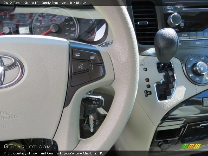 Sandy Beach Metallic / Bisque 2012 Toyota Sienna LE