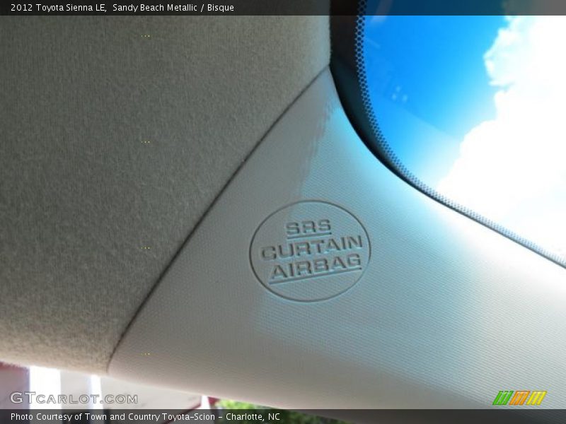 Sandy Beach Metallic / Bisque 2012 Toyota Sienna LE