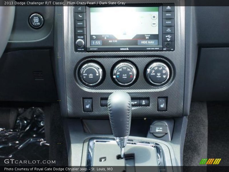 Controls of 2013 Challenger R/T Classic