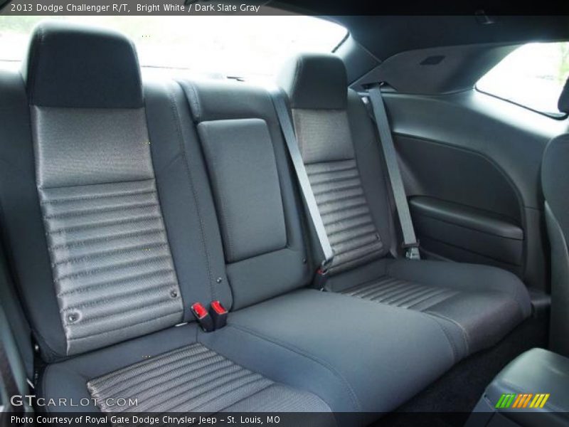 Bright White / Dark Slate Gray 2013 Dodge Challenger R/T