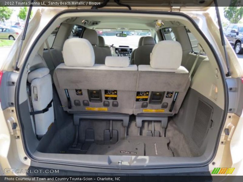 Sandy Beach Metallic / Bisque 2012 Toyota Sienna LE