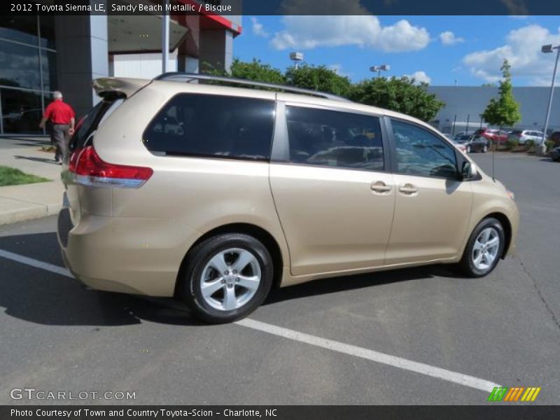 Sandy Beach Metallic / Bisque 2012 Toyota Sienna LE
