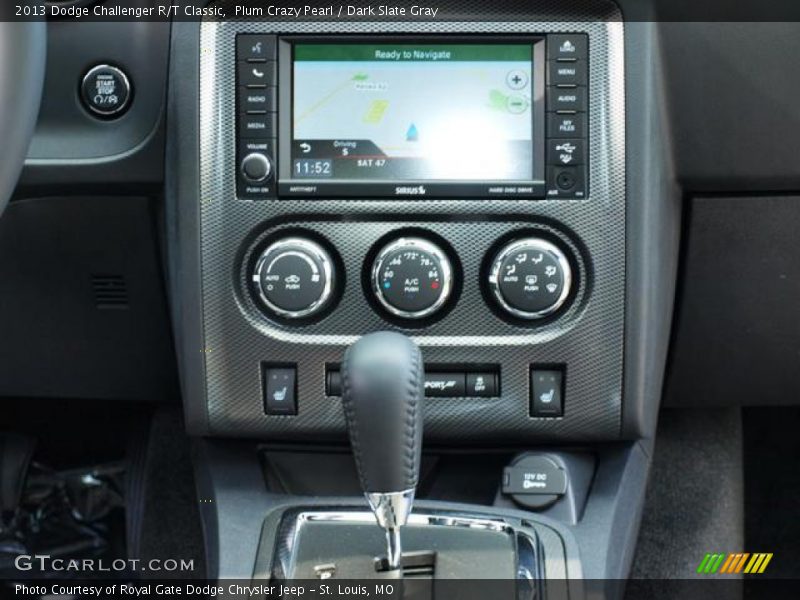 Plum Crazy Pearl / Dark Slate Gray 2013 Dodge Challenger R/T Classic