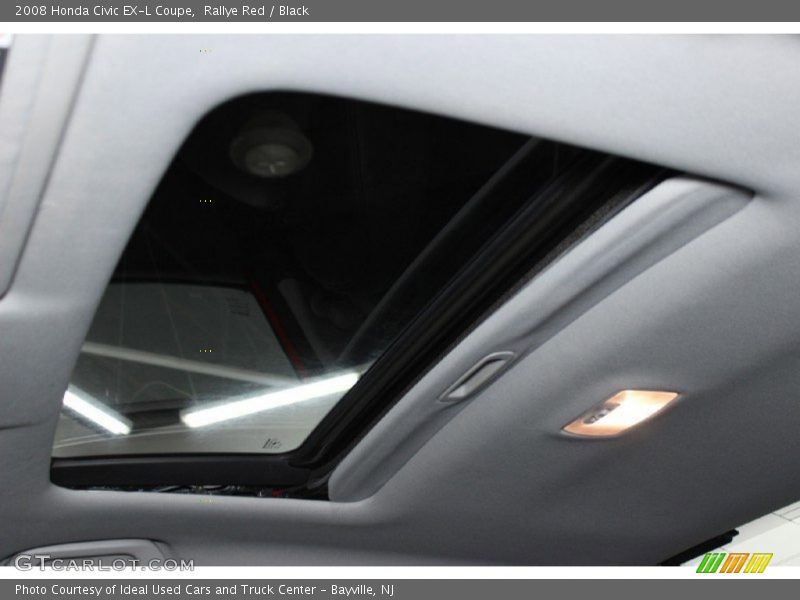 Rallye Red / Black 2008 Honda Civic EX-L Coupe