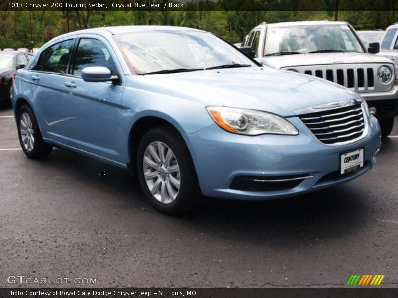 Crystal Blue Pearl / Black 2013 Chrysler 200 Touring Sedan