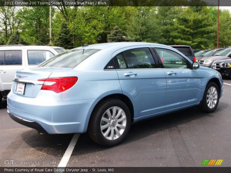 Crystal Blue Pearl / Black 2013 Chrysler 200 Touring Sedan