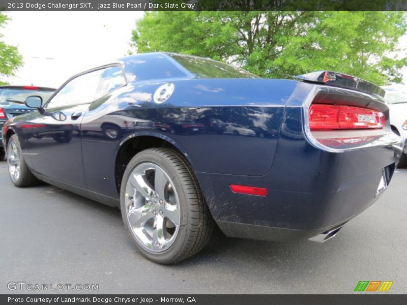 Jazz Blue Pearl / Dark Slate Gray 2013 Dodge Challenger SXT