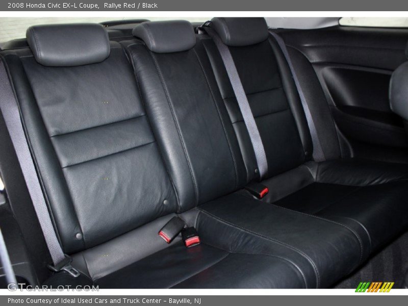 Rallye Red / Black 2008 Honda Civic EX-L Coupe