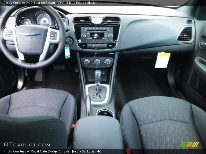Crystal Blue Pearl / Black 2013 Chrysler 200 Touring Sedan