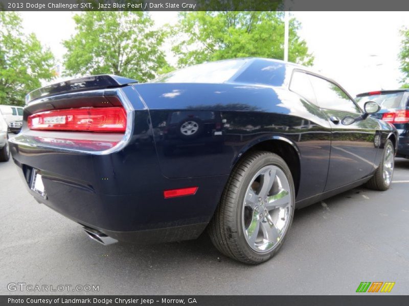 Jazz Blue Pearl / Dark Slate Gray 2013 Dodge Challenger SXT