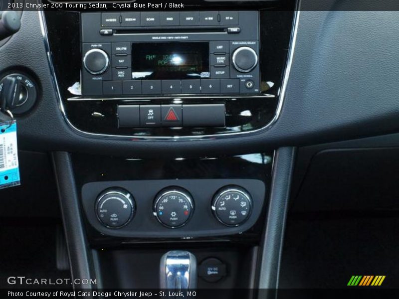 Crystal Blue Pearl / Black 2013 Chrysler 200 Touring Sedan