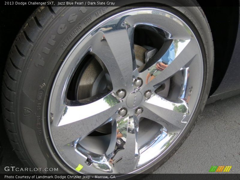 Jazz Blue Pearl / Dark Slate Gray 2013 Dodge Challenger SXT