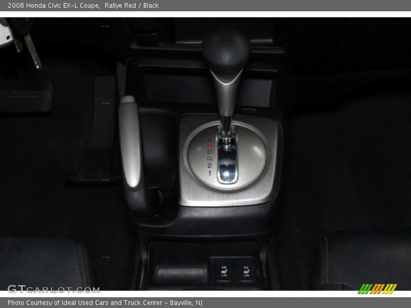 Rallye Red / Black 2008 Honda Civic EX-L Coupe