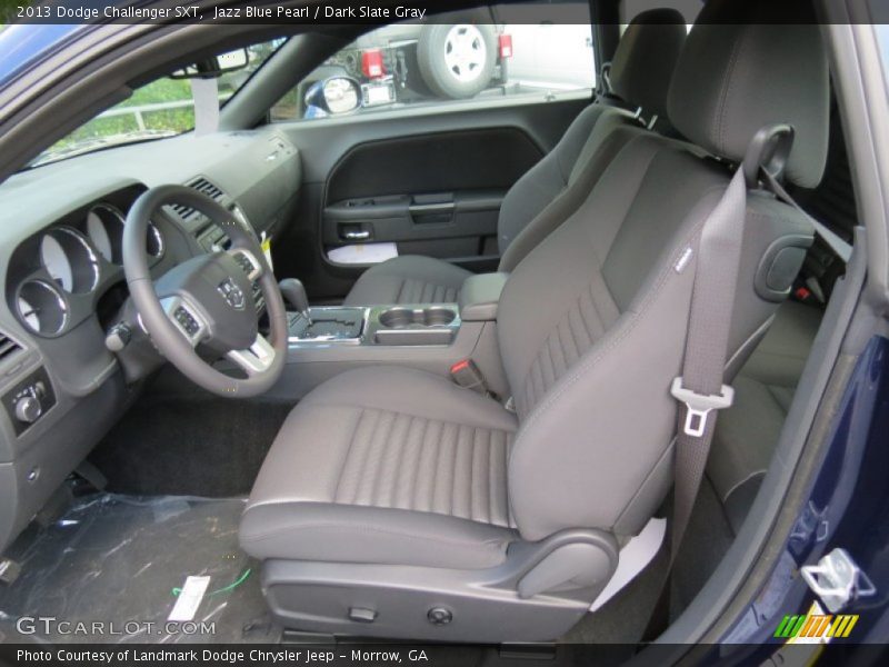 Jazz Blue Pearl / Dark Slate Gray 2013 Dodge Challenger SXT