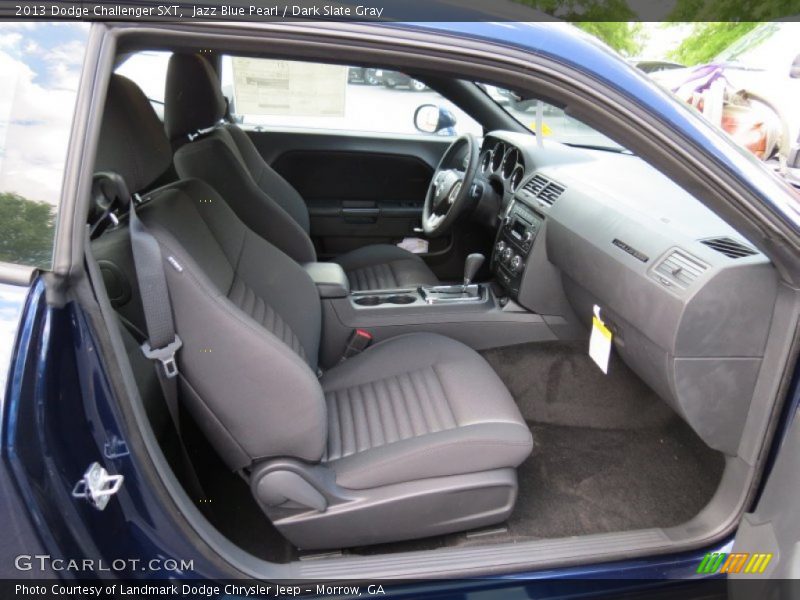 Jazz Blue Pearl / Dark Slate Gray 2013 Dodge Challenger SXT