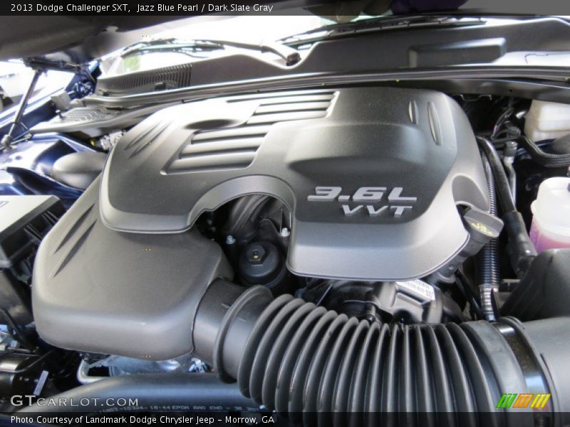 Jazz Blue Pearl / Dark Slate Gray 2013 Dodge Challenger SXT
