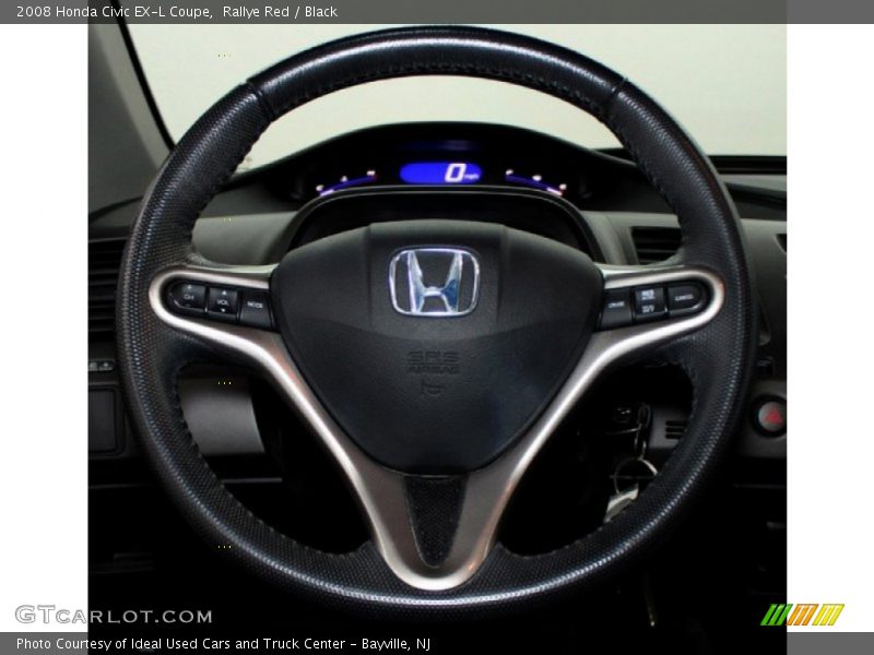 Rallye Red / Black 2008 Honda Civic EX-L Coupe