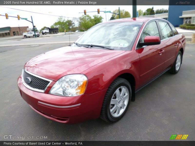 Redfire Metallic / Pebble Beige 2005 Ford Five Hundred SE AWD