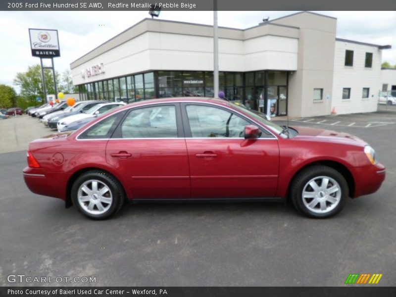 Redfire Metallic / Pebble Beige 2005 Ford Five Hundred SE AWD