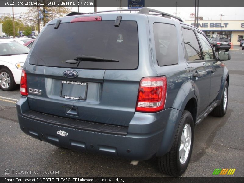 Steel Blue Metallic / Stone 2012 Ford Escape XLS