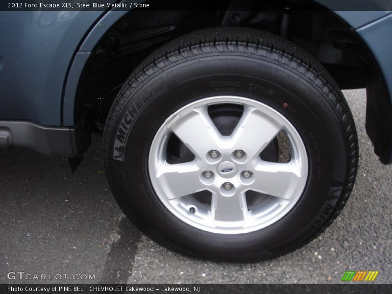 Steel Blue Metallic / Stone 2012 Ford Escape XLS