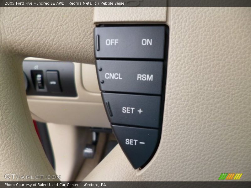 Controls of 2005 Five Hundred SE AWD