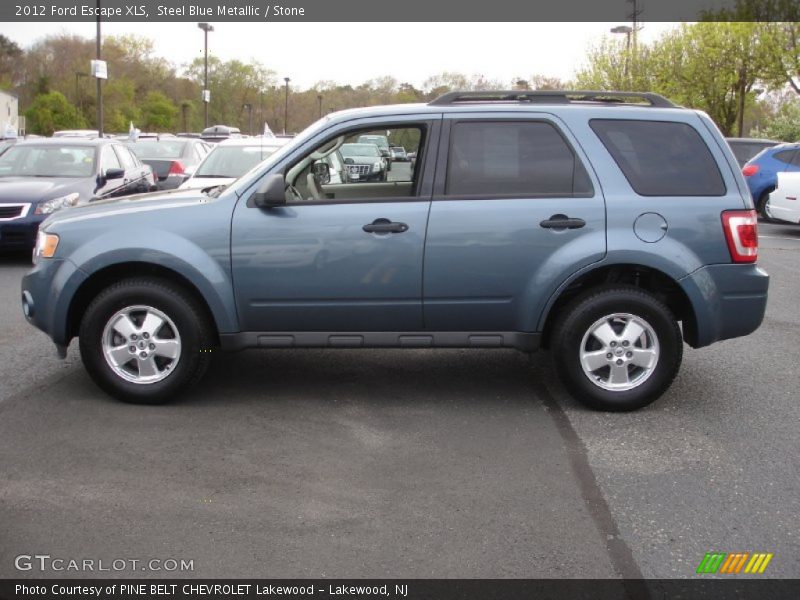 Steel Blue Metallic / Stone 2012 Ford Escape XLS