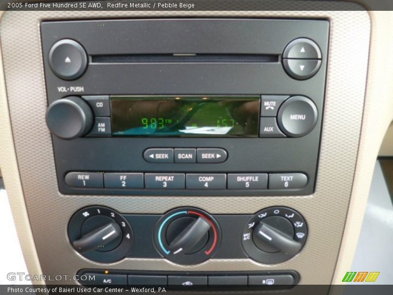 Controls of 2005 Five Hundred SE AWD