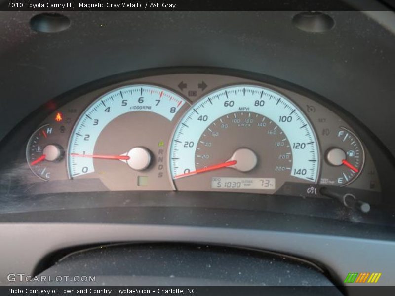 Magnetic Gray Metallic / Ash Gray 2010 Toyota Camry LE