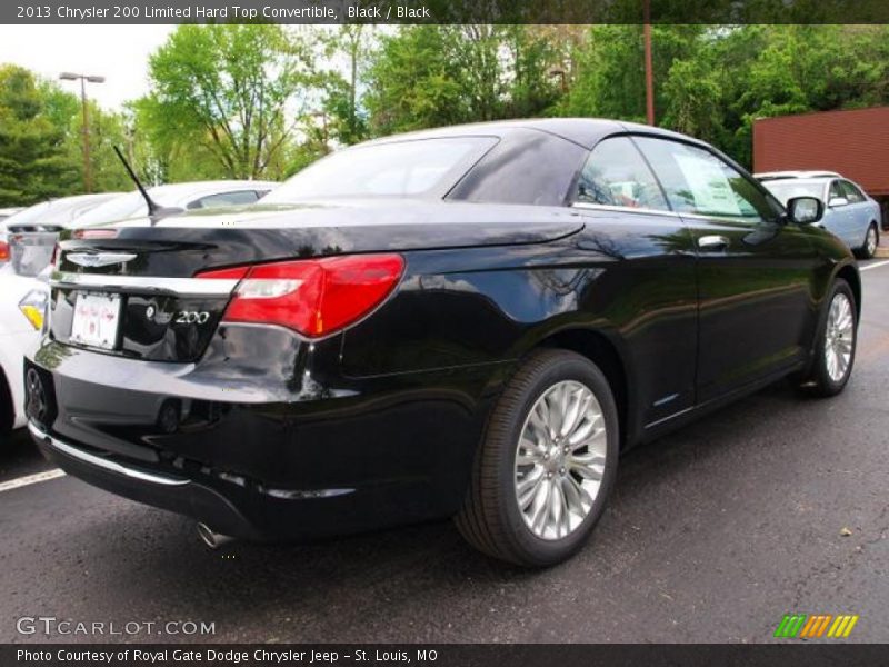 Black / Black 2013 Chrysler 200 Limited Hard Top Convertible