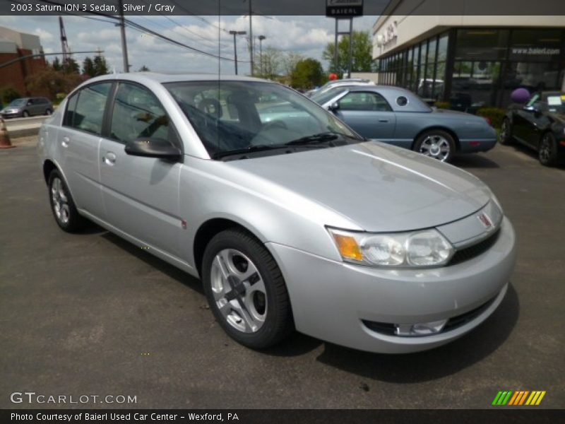 Silver / Gray 2003 Saturn ION 3 Sedan