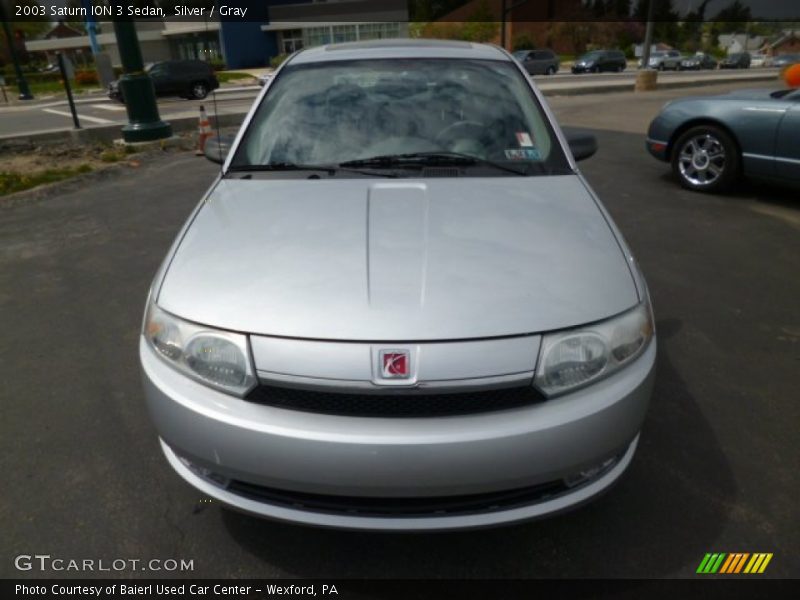 Silver / Gray 2003 Saturn ION 3 Sedan