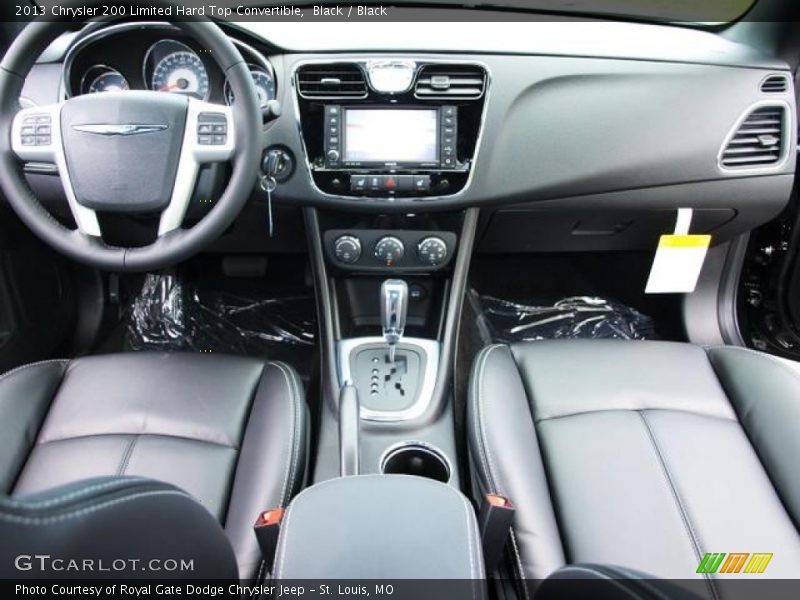 Black / Black 2013 Chrysler 200 Limited Hard Top Convertible