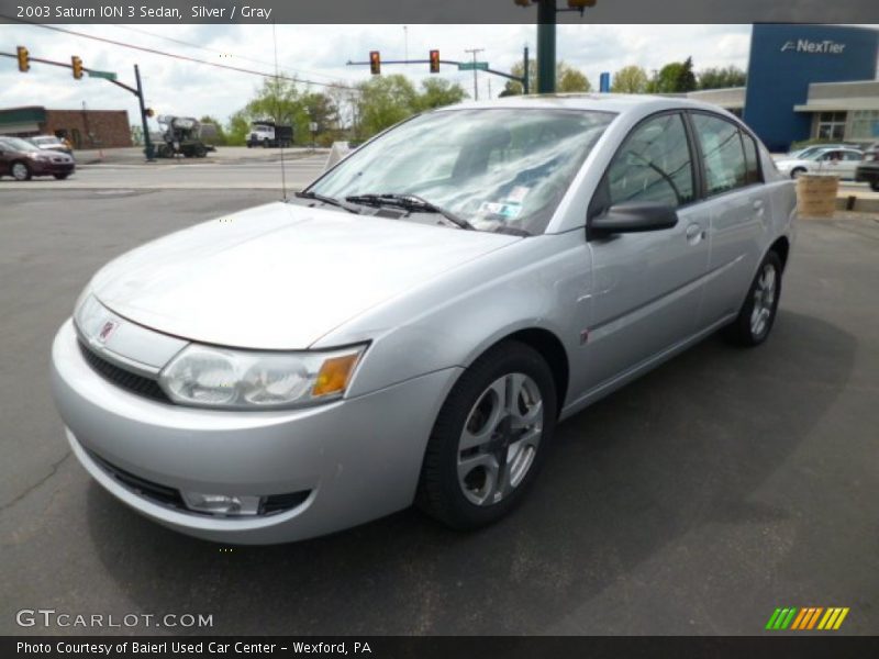 Silver / Gray 2003 Saturn ION 3 Sedan