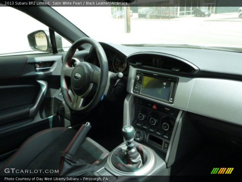 Satin White Pearl / Black Leather/Alcantara 2013 Subaru BRZ Limited