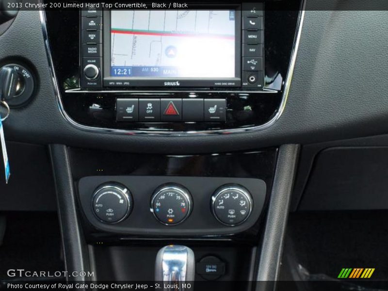 Black / Black 2013 Chrysler 200 Limited Hard Top Convertible