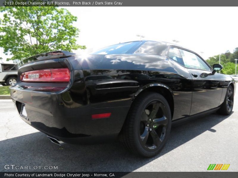 Pitch Black / Dark Slate Gray 2013 Dodge Challenger R/T Blacktop