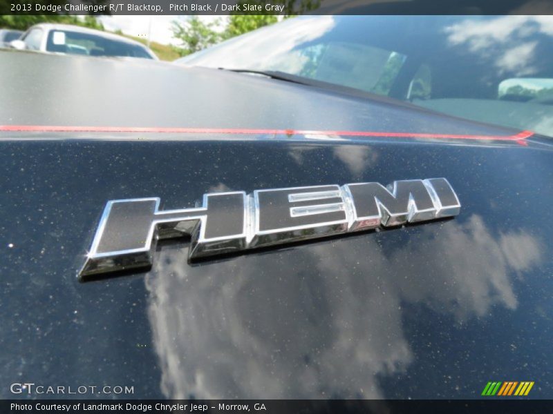 Pitch Black / Dark Slate Gray 2013 Dodge Challenger R/T Blacktop